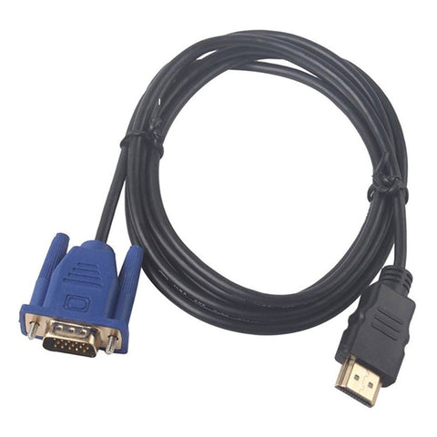 1.8 M Hdmi Cable To Vga 1080P With Audio Adapter May31