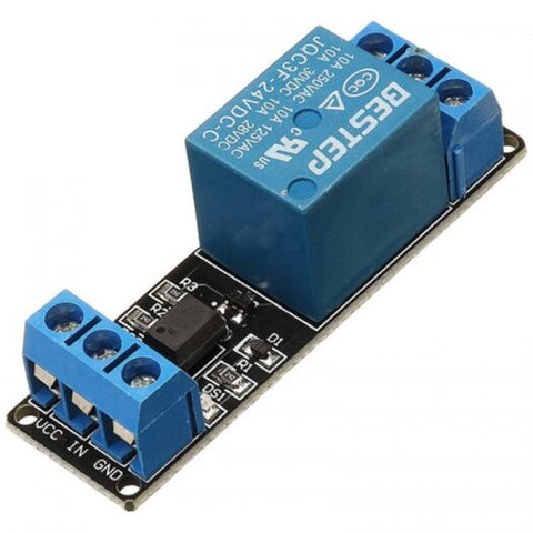 1 Channel 24V Relay Module For Arduino Silk Blue