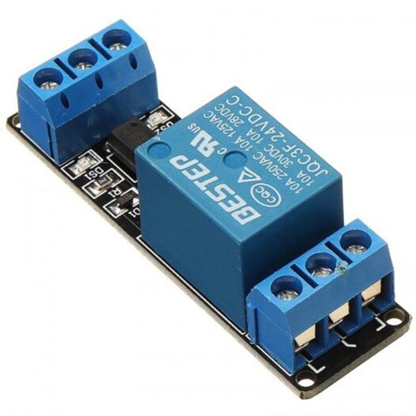 1 Channel 24V Relay Module For Arduino Silk Blue Relay Accessories