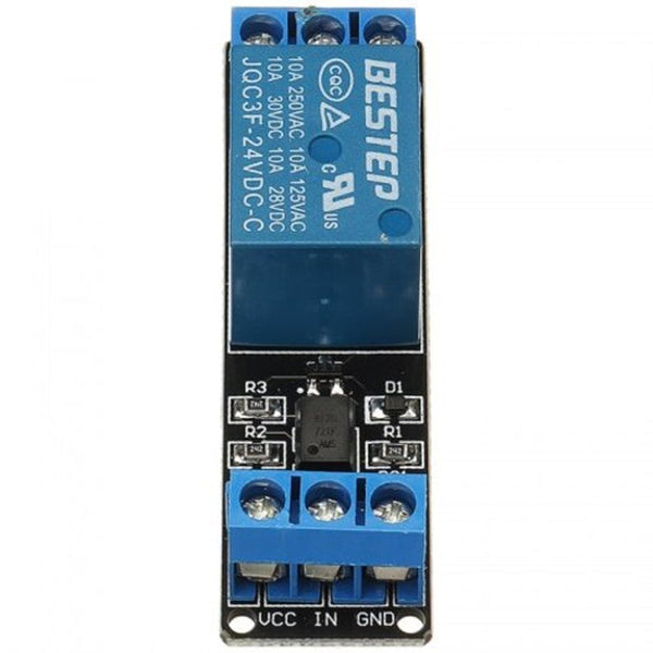 Relay Accessories 1 Channel 24V Relay Module For Arduino Silk Blue