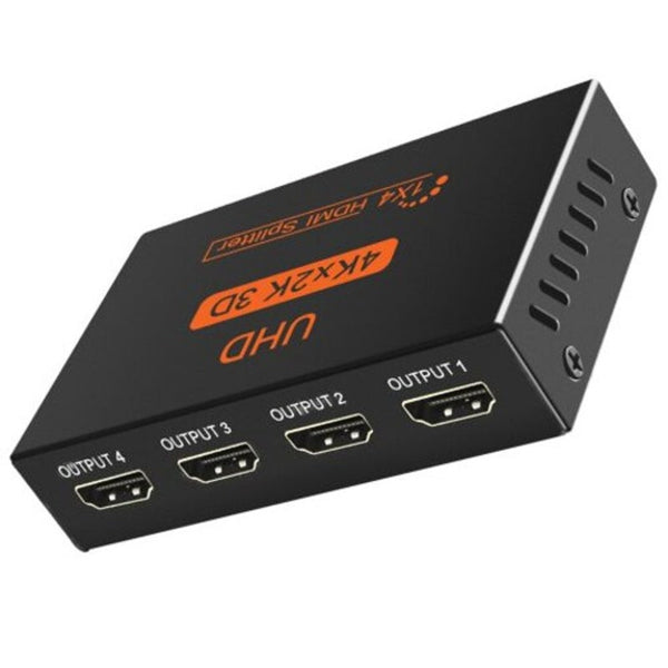 Splitters & Combiners 1 In 4 Hdmi Splitter Black