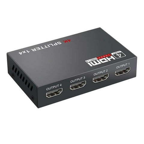 1 In 4 Out Hdmi Splitter X 1.4 Converter Amplifier Hdcp 4K 1080P Dual Display For Hdtv Dvd Ps3 Xbox Splitters & Combiners