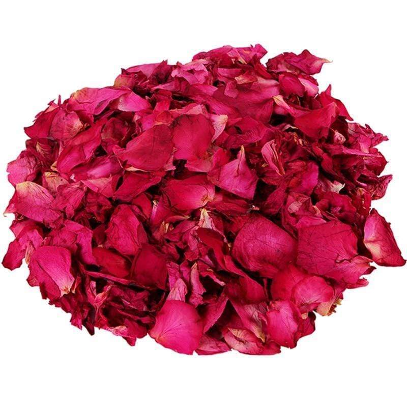Red Dried Rose Petals Luxury Self Care Romantic Decorations Confetti