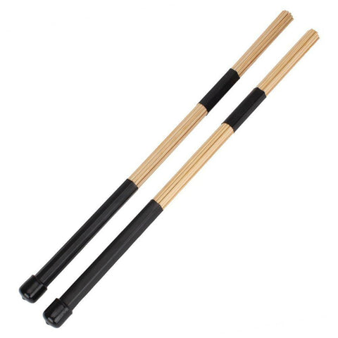 15.7 Inch 40Cm Drum Bruashes Sticks Bamboo Black Jazz Brushes Profession Musical Instruments Accessories