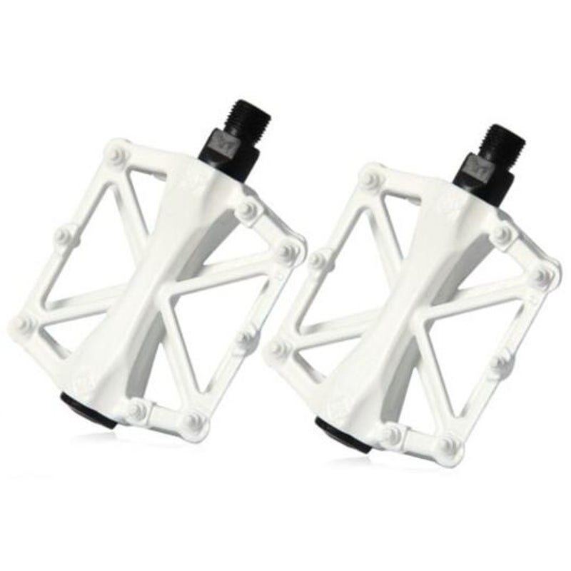 Aluminum Alloy Mtb Bmx Fixed Gear For Bicycle Cycling White Pedals