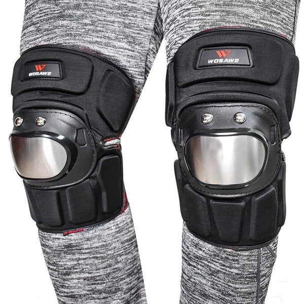Cycling Knee Brace Mtb Bike Motorcycle Pads Guards Outdoor Sports Protector Gear 2 Protective Pads & Armour