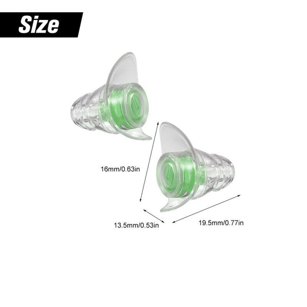 Noise Cancelling Ear Plugs Green2