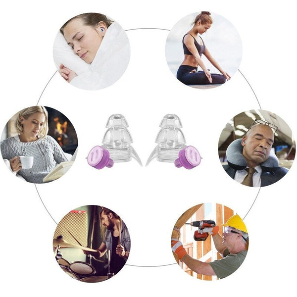 Noise Cancelling Purple Ear Plugs