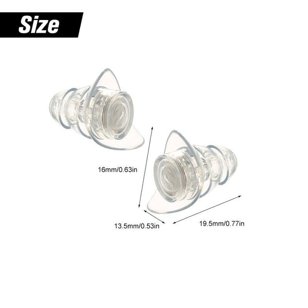 Noise Cancelling Ear Plugs Silver1