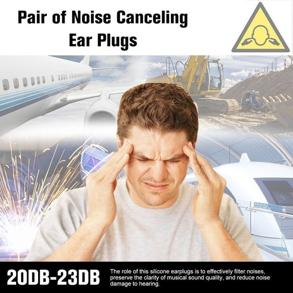 Noise Cancelling Ear Plugs Transparent