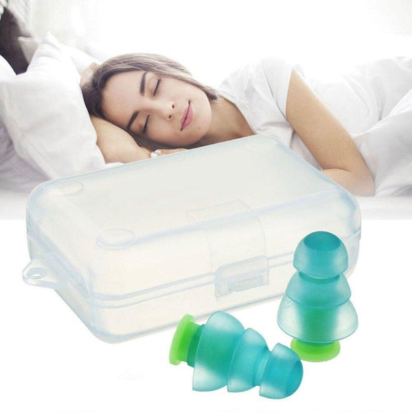 Reusable Noise Cancelling Silicone Earplugs Ear Plugs