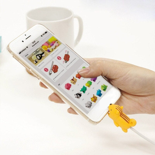 Cute Cable Protector Usb Data Line Protection Case 1 Cable Ties & Organisers