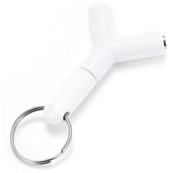1 To 2 3.5Mm Audio Splitter White Cables & Adapters