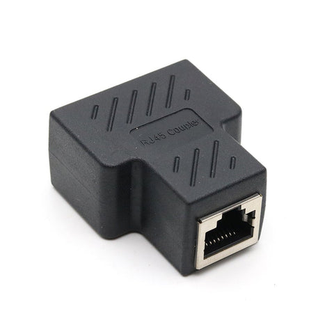 1 To 2 Ways Lan Rg45 Cat6 Cat5e 8P8c Stp Shielded Ethernet Network Cable Rj45 Female Splitter Connector Adapter Ethernet Cables (Rj 45/8P8c)