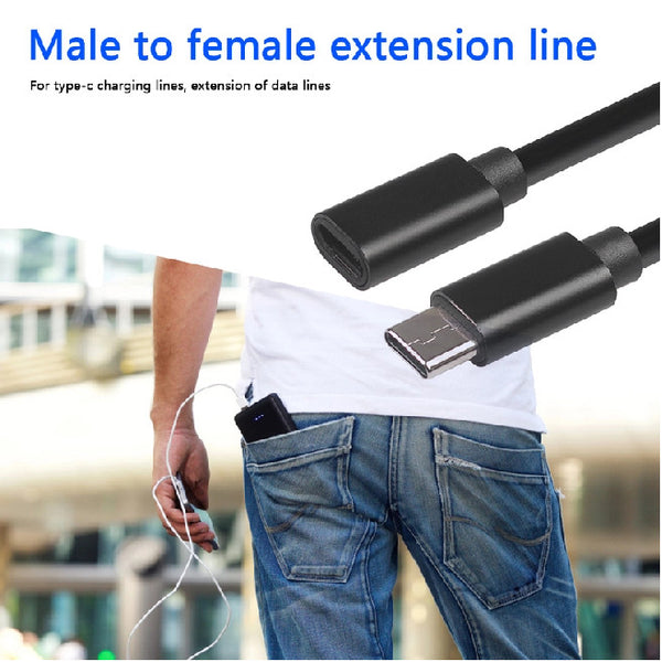 1.5M Type C Male To Female Extension Cable Usb Data Charging Connector Line Usb Cables Hubs & Adapters