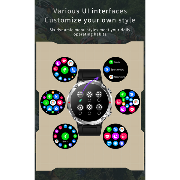 1.6Inch Display Smart Watch Bluetooth Calling Fitness Health Tracker Smart Watches