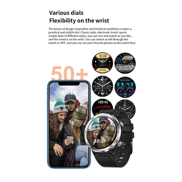 1.6Inch Display Smart Watch Bluetooth Calling Fitness Health Tracker Smart Watches