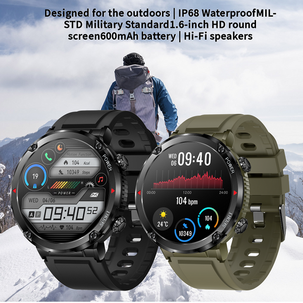 Smart Watches 1.6Inch Display Smart Watch Bluetooth Calling Fitness Health Tracker