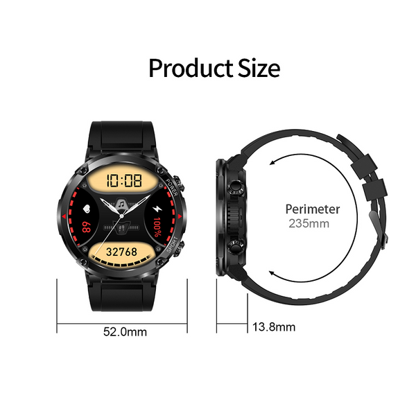 1.6Inch Display Smart Watch Bluetooth Calling Fitness Health Tracker Smart Watches