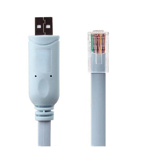 1.8M Usb To Rj45 For Cisco Console Cable Debug Line A7h5 H3c Hp Arba Huawei Router Rollover