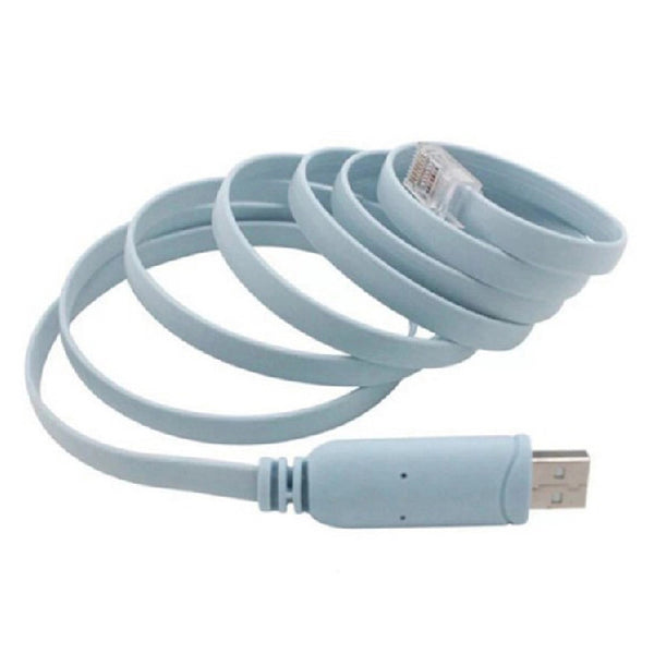 1.8M Usb To Rj45 For Cisco Console Cable Debug Line A7h5 H3c Hp Arba Huawei Router Rollover