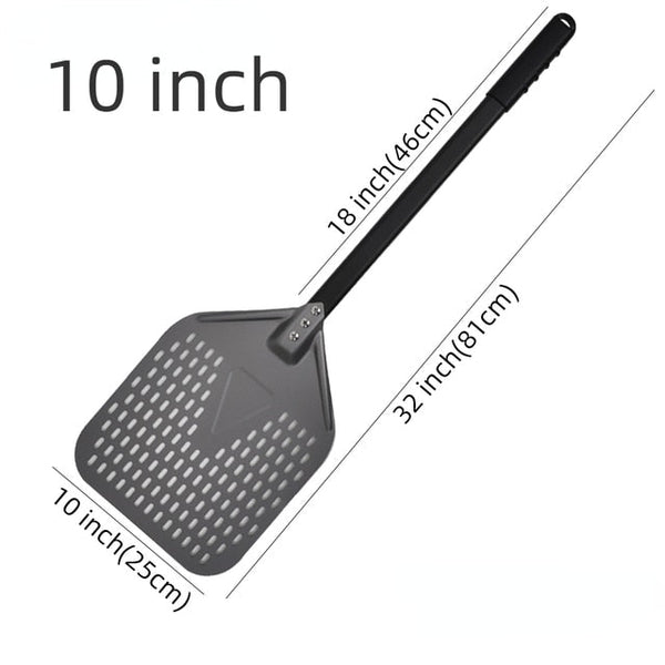 Pizza Shovel 25 Centimetre X 81 Dark Grey Metal Handle Baking Tool Pizza Paddles