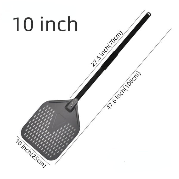 Pizza Shovel 25 Centimetre X 106 Dark Grey Metal Handle Baking Accessory Pizza Paddles