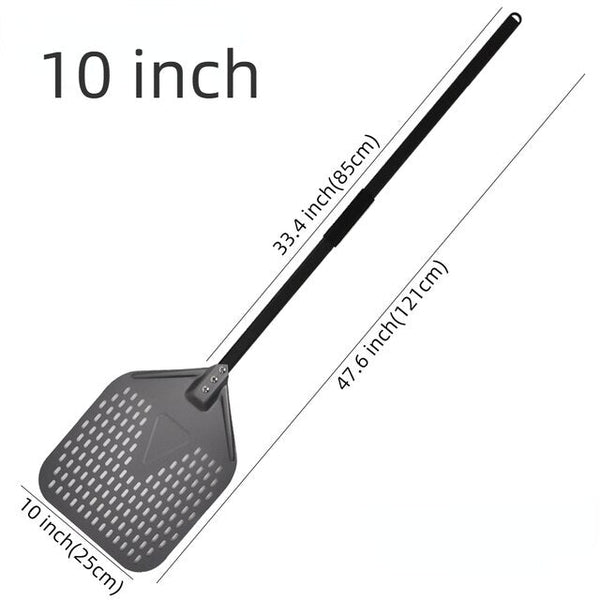 Pizza Shovel 25 Centimetre X 121 Dark Grey Metal Handle Baking Tool Pizza Paddles