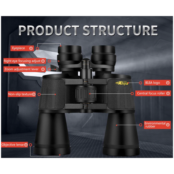 10 120X80 Professional Zoom Optical Binoculars Wide Angle Telescope Binoculars & Monoculars
