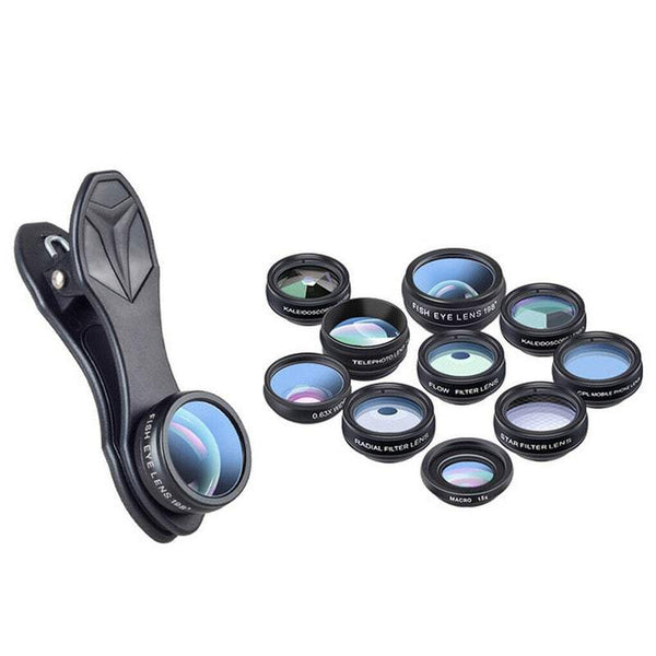 Camera 10 In Cell Phone Kit Wide Angle Macro Lenses