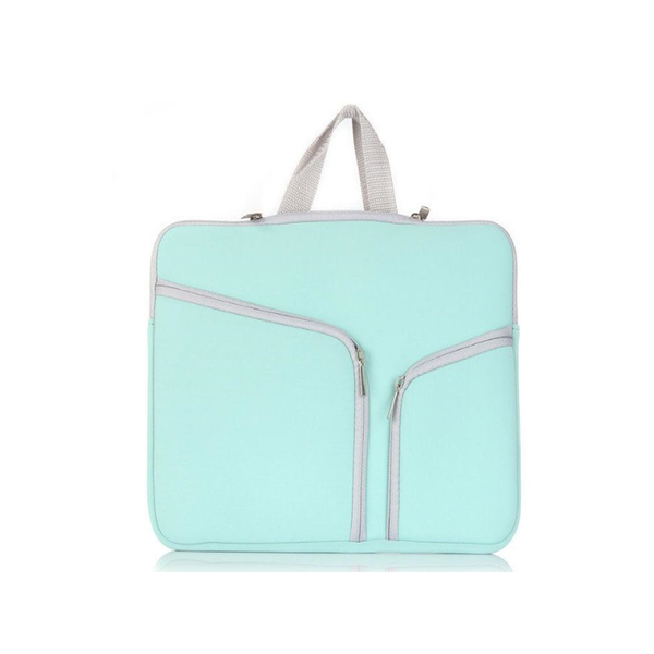 10 Inch Multi Pocket Laptop Liner Bag For Diving Material Mint Green Laptop Cases & Bags