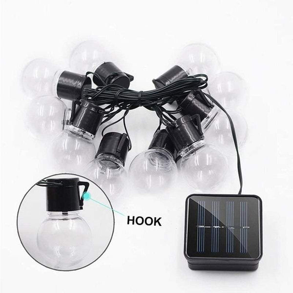 Strip Lights 10 Led Solar Powered Retro Style String Bulbs Decoration String Lights