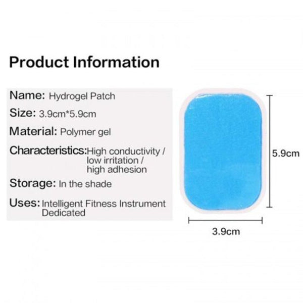 10 Pcs 5 Sets Abs Trainer Replacement Gel Sheet For Ems Trainerwaist Trimmer Belt Abdominal Machines