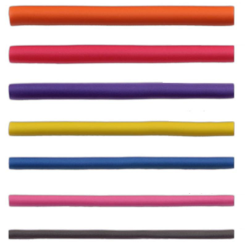 10Pcs Flexible Heatless Hair Curler Diy Curling Style Rollers & Curlers