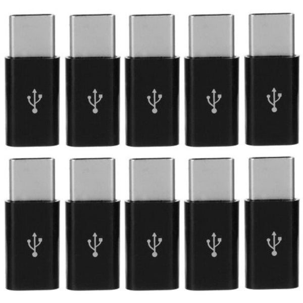 10 Pcs Type C Male To Micro Usb Female Connector Adapter Multi Cables & Adapters