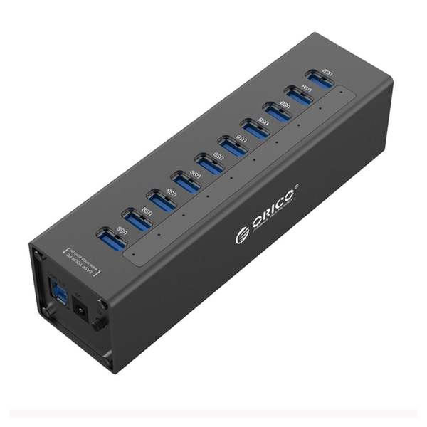 10 Port Usb 3.0 Hub With Power Adapter Usb Cables Hubs & Adapters
