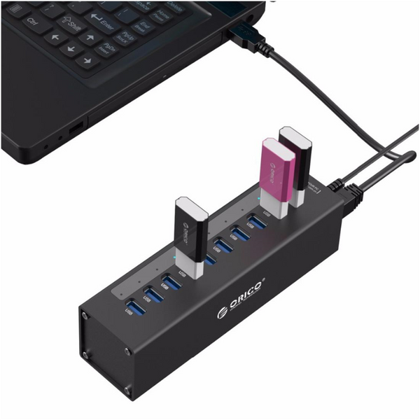 10 Port Usb 3.0 Hub With Power Adapter Usb Cables Hubs & Adapters