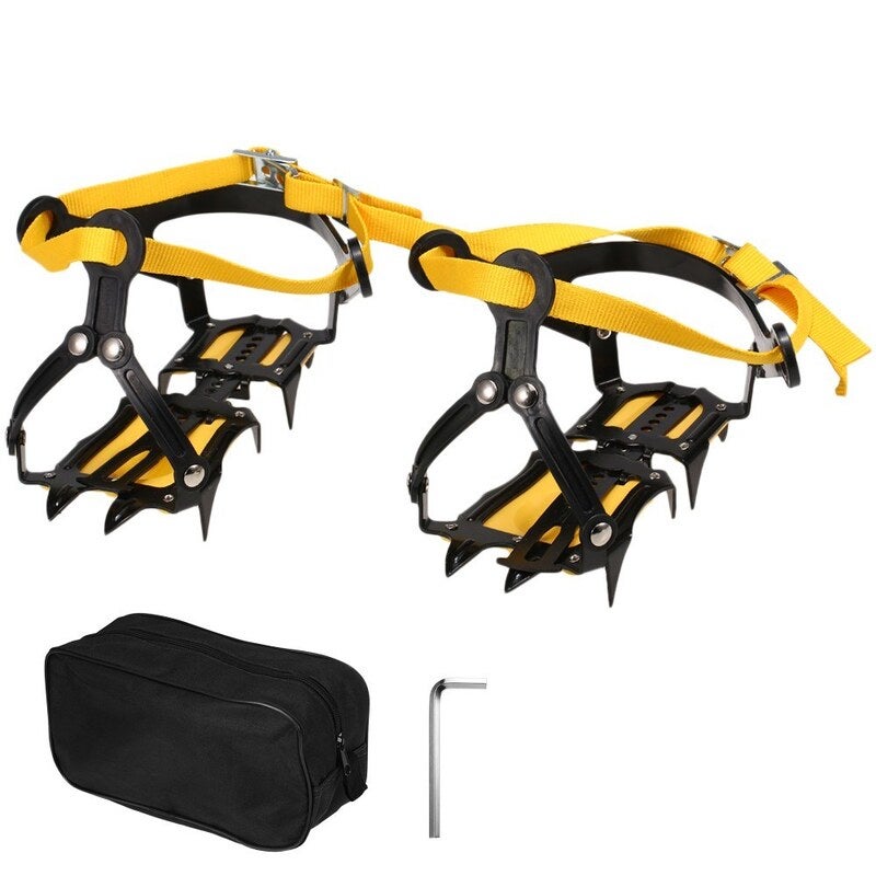 10 Teeth Mountaineering Snow Outdoor Climbing Anti Slip Crampons Non Slip Shoe Cover Other Clothing