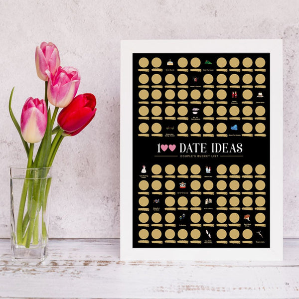 100 Dates Scratch Off Bucket List Engagement Gifts For Couples Filled With Fun Stuff Lovers