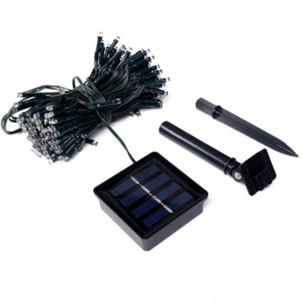 100 Led Solar Light Outdoor Waterproof String Fairy Lights Christmas Powered Street Lamp Muticolor Seasonal Decorations