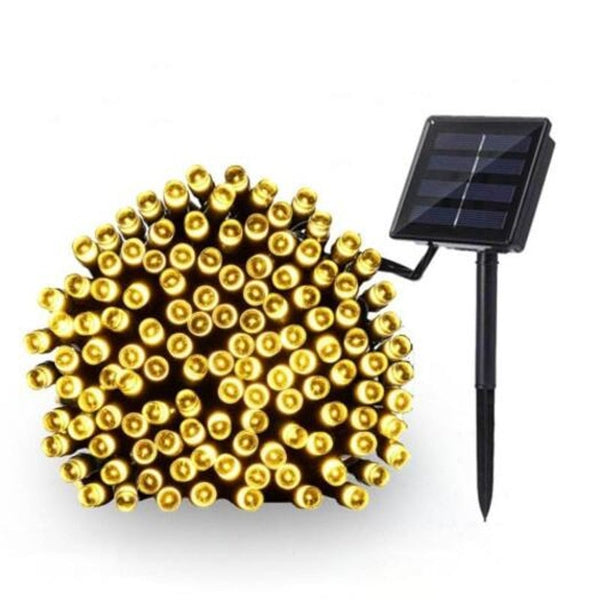 100 Led Solar Light Outdoor Waterproof String Fairy Lights Christmas Powered Street Lamp Muticolor Seasonal Decorations