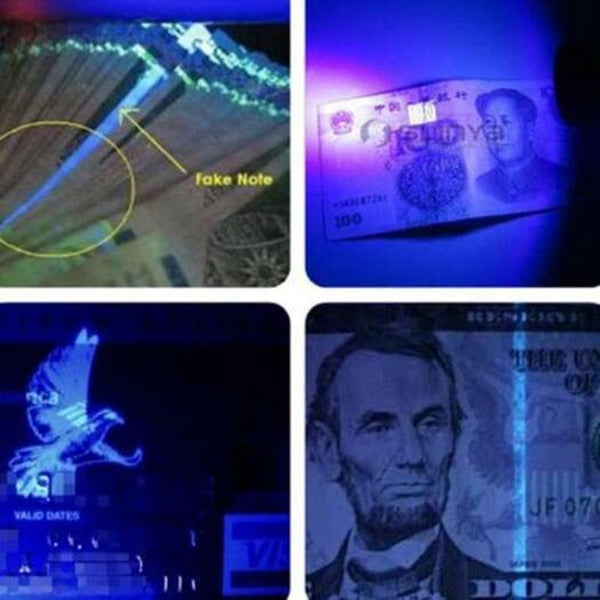 100 Led Uv Flashlight For Pet Urine Fluorescent Reagent Detection Black Flashlights