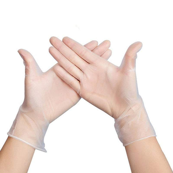 Rubber Gloves 100 Pieces Clear Disposable Household Accessories Disposable Gloves