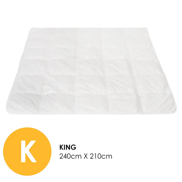 Deluxe 260Gsm Eco Silk Touch Quilt King King Doonas