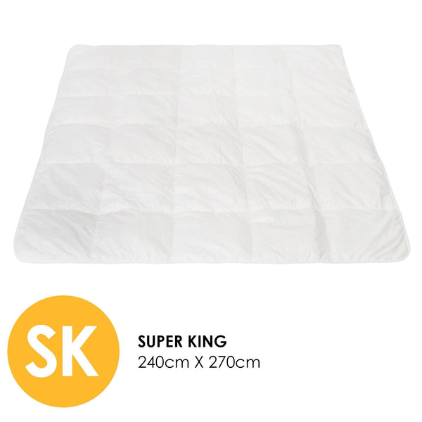 Deluxe 260Gsm Eco Silk Touch Quilt Super King Super King Doonas