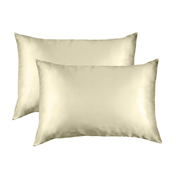 Silk Pillow Case Twin Pack Size: 51X76cm Sage Pillow Cases