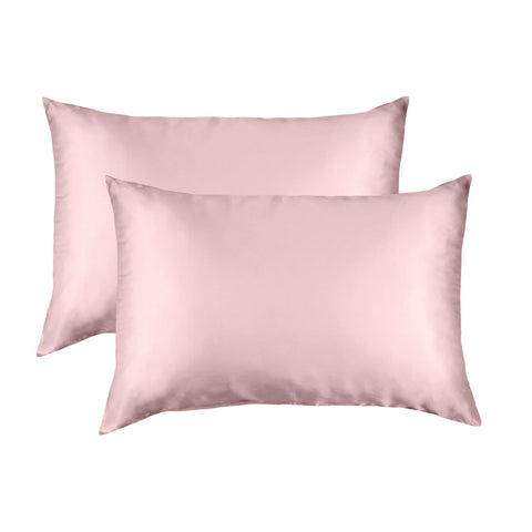 Silk Pillow Case Twin Pack Size: 51X76cm Lilac Pillow Cases