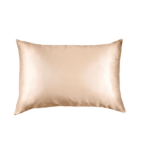 Pure Silk Pillow Case By Royal Comfort (Single Pack) Champagne Pink Pillow Cases