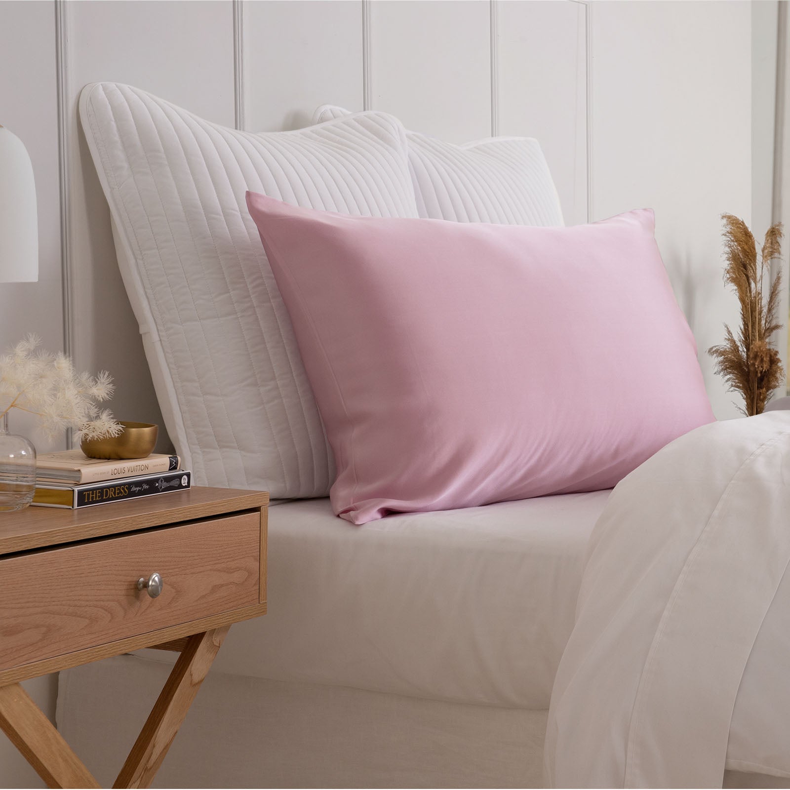 Pure Silk Pillow Case By Royal Comfort (Single Pack) Lilac Pillow Cases