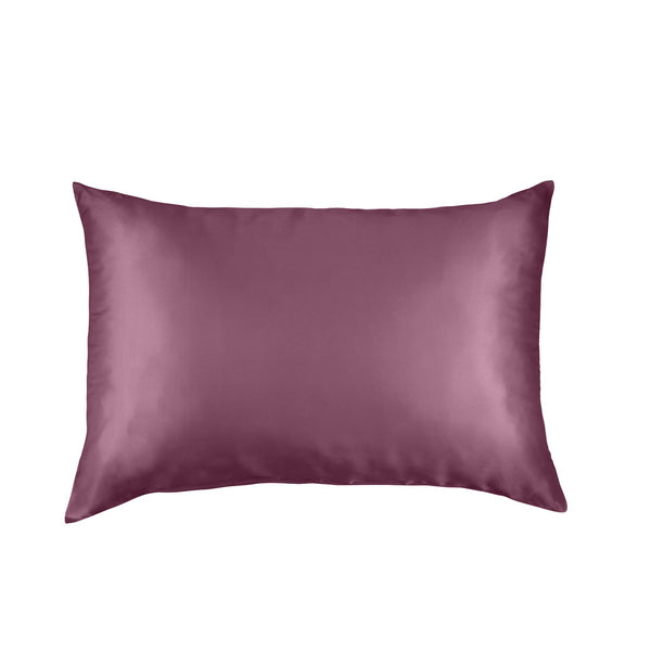 Pure Silk Pillow Case By Royal Comfort (Single Pack) Malaga Wine Pillow Cases